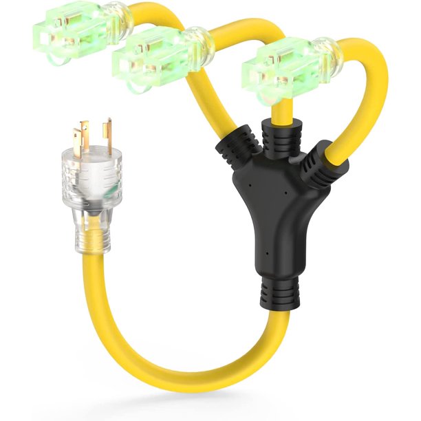 TOOLIOM L530P/520R Generator Adapter 30 Amp 12/3 Splitter W 3 Prong