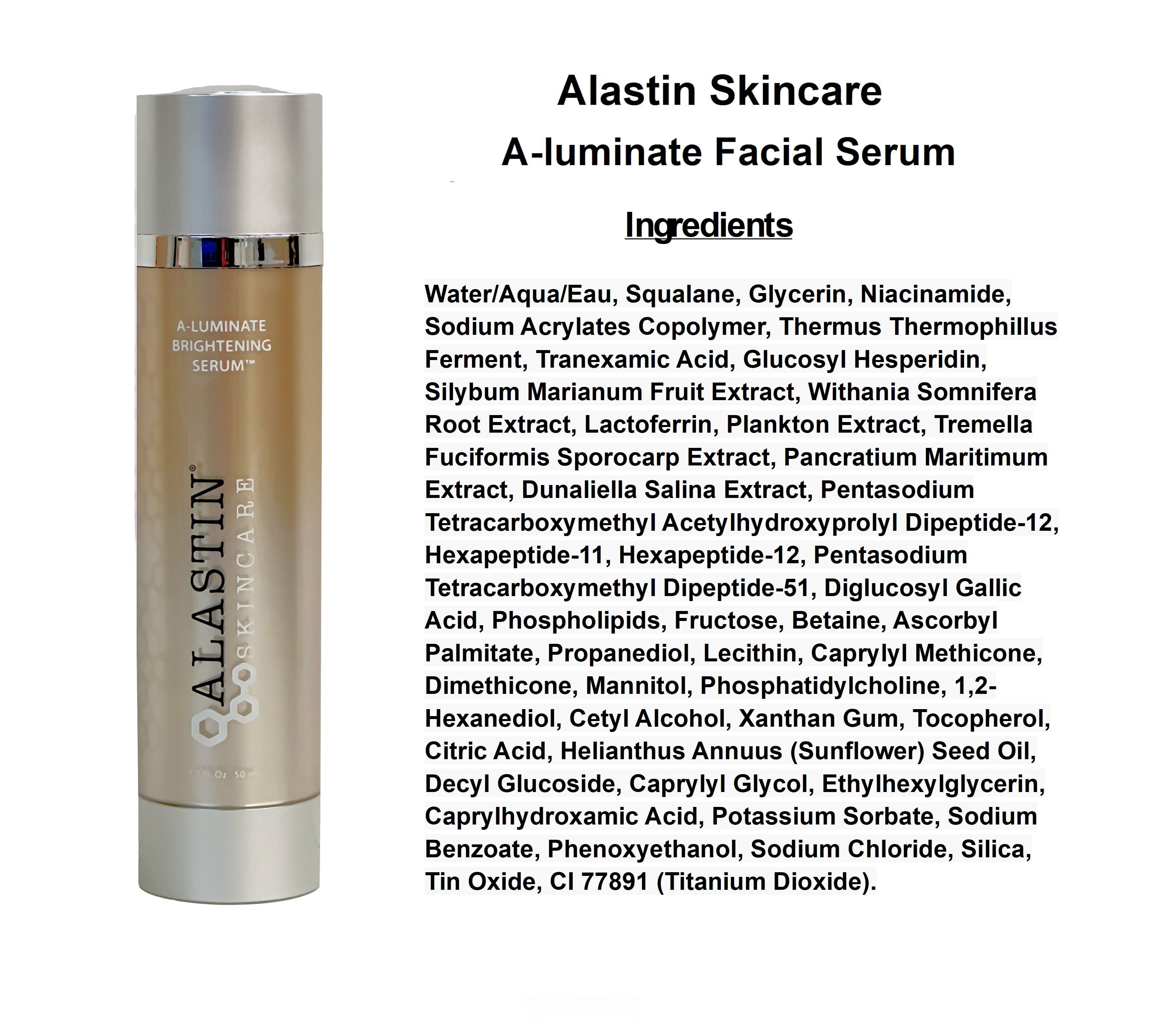 Alastin A-Luminate Brightening Serum 1.7 oz Skin Care 851144006973