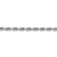 thumbnail image 3 of Real 14kt White Gold 5.5mm Diamond Cut Rope with Lobster Clasp Chain; 24 inch; for Adults and Teens; for Women and Men, 3 of 5