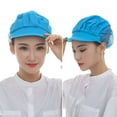 thumbnail image 2 of Ludlz Unisex Dustproof Breathable Elastic Kitchen Chef Hat Cleaner Factory Work Cap, 2 of 7