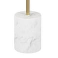 thumbnail image 5 of Aron Living Poke 12.6" Mid-Century Marble and Metal Side Table in Gold, 5 of 5