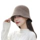 thumbnail image 2 of 2024 nueva moda paja Panamá mujeres moda viaje cubo sombrero de lavabo sombrilla femenina gorras de sol transpirables, 2 of 5