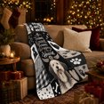 thumbnail image 3 of Dog Portrait Colorful Pet Artwork Playful Graphic Style Dog Lovers Colorful Pet Portrait Warm Flannel Blanket, Pet Adoption Gift for Living Room and Bedroom Home Decor, 3 of 9