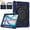 Navy Blue, variant on Iokmax for iPad Air 11-inch M2 (2024) Case with HD Screen Protector,Shoulder Strap,Pen Holder,Shockproof Rotate Handle Fold Stand Lightweight Kids Friendly Case for iPad Air 11 / Air 6th Generation
