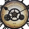 thumbnail image 3 of FirsTime & Co. Gear Works Wall Clock, American Crafted, Metallic Black, 24 x 2 x 24,, 3 of 4
