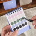 thumbnail image 4 of Tnobhg 2023-2024 Mini Desk Calendar Plan Book Spiral Coil Page Turning Date Recording 17 Monthly Calendar for Planing Event Log Year of 2024 Calendar Table Decoration Office School Supplies, 4 of 8