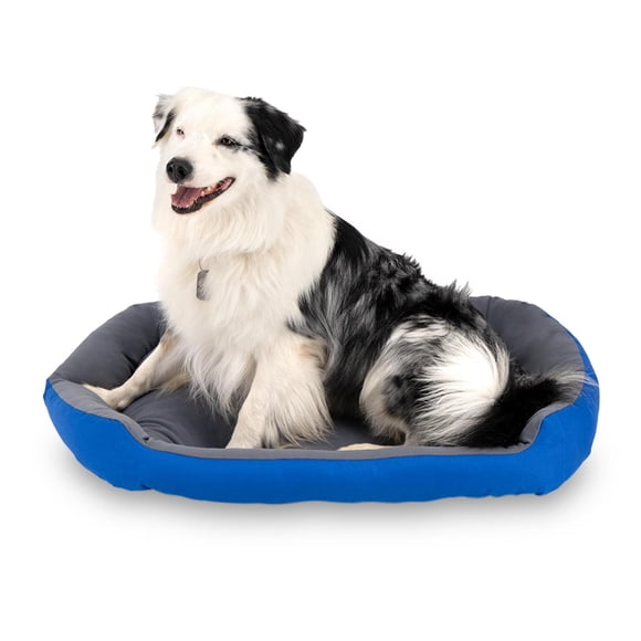 Cama para Perro Hills Azul Gris Resistente y Confortable con Relleno Suave