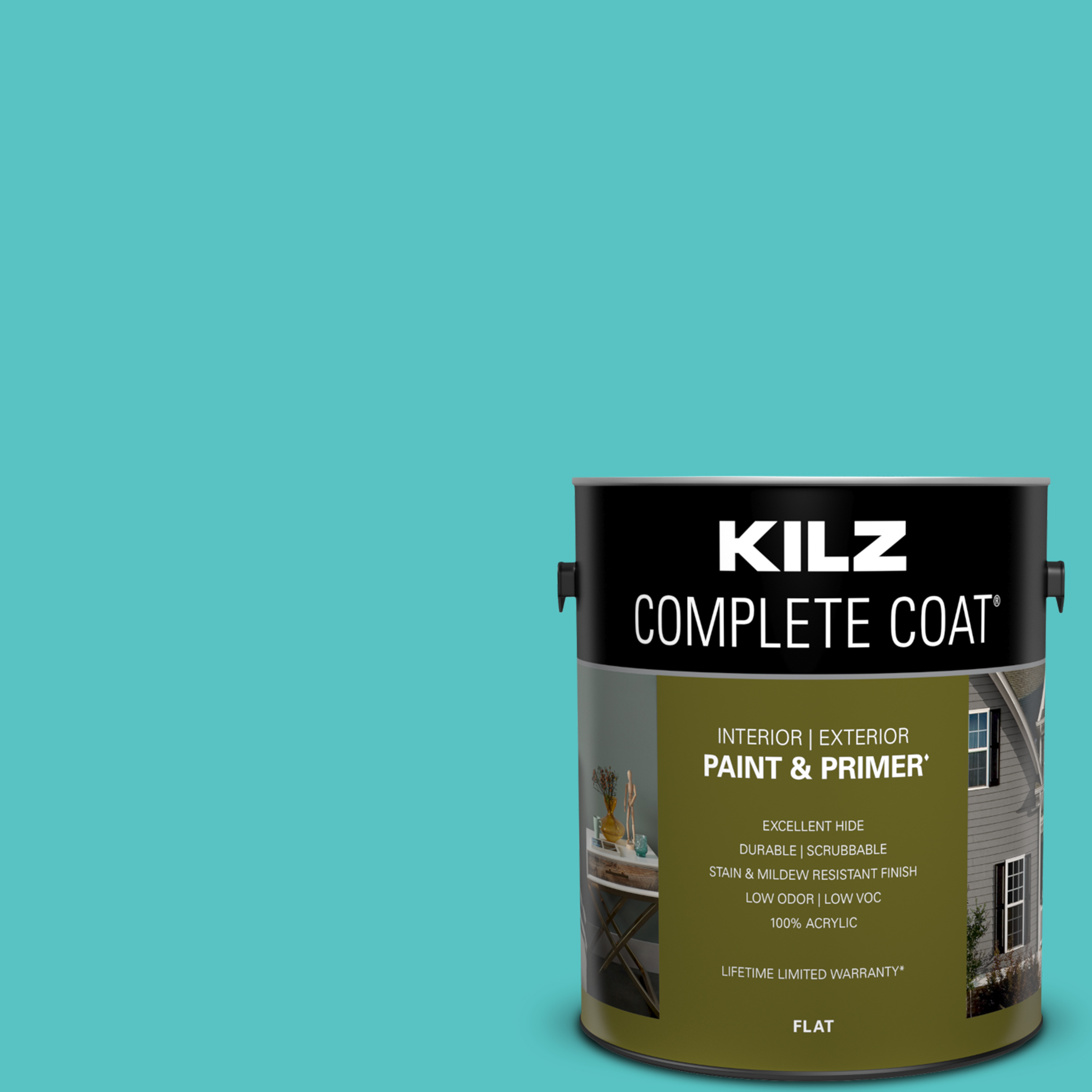 Watertown, KILZ Complete Coat Interior/Exterior Paint & Primer, 1 Gallon #RF150-01
