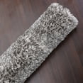 thumbnail image 3 of Rugsotic Carpets Hand Tufted Shag Polyester Eco-Friendly Area Rugs - 10'x13', Rectangle, Grey White, Plain Solid Design, High Pile Handmade Anti Skid Rugs for Living Room, Bed Room K00111, 3 of 7