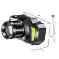 thumbnail image 2 of Dvkptbk Flashlight Led Headlight Rechargeable Super Bright-Mounted Induction Small Flashlight Camping Essentials, 2 of 9