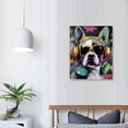 thumbnail image 3 of Nawypu  Graffiti Wall-Art Bathroom - Dog Wall Art for Bedroom - Nursery Wall Art Headphones Pictures Sunglasses Poster Ready to Hang, 3 of 4