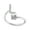 L, variant on Silver Adjustable Initial Ring for Women Alloy Letters A-Z 26 Alphabet Rings Valentine's Day Gift