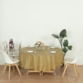 thumbnail image 6 of (12 Pack) Gold Premium Round Heavy-Duty Plastic Table Covers (Reusable), 6 of 6