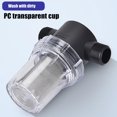 thumbnail image 2 of Water Pipe Irrigation Filter Household Water Purification Filter Transparent Mesh Pipeline Pre-filter Strainer, 2 of 8