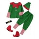 thumbnail image 1 of Disfraz de ,Disfraz de navideño Disfraces de Halloween,Disfraz conjunto de ropa Traje de Navidad Cosplay,Sombrero de fiesta Medias altas a rayas Vestido de noche,Medias con cinturón, 1 of 7