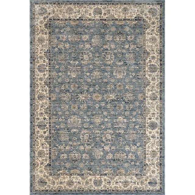 Dynamic Rugs PE283743500 2 Pi 2 Po x 7 Pi 7 Po Nacre 3743 Rectangle Zone de Transition Tapis - 500 Bleu Clair