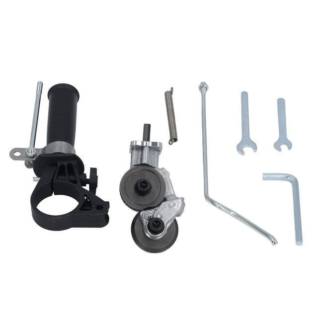 Electric Drill Plate Cutter Attachment, Alloy Steel Metal Sheet Cutter Adapter for 0.2-1mm Iron Plates