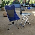 thumbnail image 3 of Lightspeed Outdoors Tall Swivel Camp Chair, Blue, 1, 3 of 9