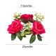 thumbnail image 3 of Candelabro de Rosas de San Valentín - Centro de mesa de flores artificiales rosas, rojas y blancas para decoración de bodas, mesas y ventanas, 3 of 6