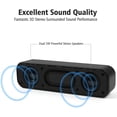 thumbnail image 2 of Computer Speaker, Mini Portable Wired Pc Soundbar With 3D Surround Stereo, Wide Compatibility, Plug And Play, Non-Slip Design, Usb Speakers For Home Theater, Office, 2 of 8