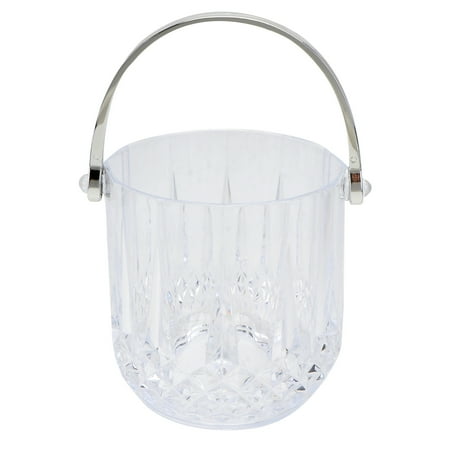 

1Pc Acrylic Crystal Ice Bucket Bar Creative Ice Storage Barrel Transparent