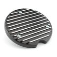 thumbnail image 3 of de cárter de embrague de motor de motocicleta, de repuesto de aleación de aluminio izquierdo para Blanco negro, 3 of 9
