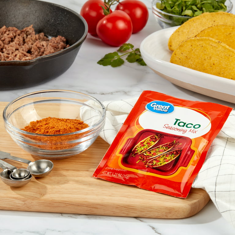Great Value Reduced Sodium Taco Seasoning Mix, 1 oz