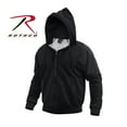 thumbnail image 3 of Rothco Thermal Lined Hooded Sweatshirt - Black, 2X-Large, 3 of 5
