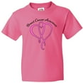 thumbnail image 3 of Inktastic Breast Cancer Awareness with Pink Ribbon Heart Youth T-Shirt, 3 of 5