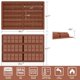 thumbnail image 4 of Molde para barras de chocolate FUNBAKY Dubai, silicona desmontable, paquete de 1 unidad, 4 of 7