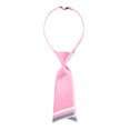 thumbnail image 1 of Allegra K Women's Pre-tied Bowtie Uniform Necktie Adjustable Strap Striped Tie, 1 of 6