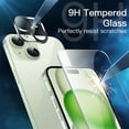 thumbnail image 5 of JETech 5 in 1 Case for iPhone 15 Plus 6.7-Inch with 2-Pack Each Tempered Glass Screen Protector and Camera Lens Protector, Non-Yellowing Shockproof Bumper Phone Cover (Green), 5 of 7