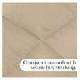 thumbnail image 6 of Comforters, King Size Down-Alternative Comforter, Oversized Cal/King Comforter, Hotel Bedding, All Season Comforters, Pet Hair Resistant Bedding, Taupe, 6 of 9
