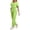 D-Green, variant on Fengactive Scrubs for Women Set Stretch Stand Collared Scrub Top Long Pant Nursing Uniforms Scrubs Sets with Pockets