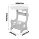 thumbnail image 3 of Mesita de noche con almacenamiento, mesa lateral compacta moderna para sofá, PVC blanco, 44x27x22 cm, fácil de montar para dormitorio, sala de estar o dormitorio universitario., 3 of 6