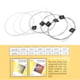 thumbnail image 2 of Orphee QC5 Nylon Classical Guitar Strings 6pcs/Set(.028-.043) Nylon Core Color Silver Wire Wound Normal Tension, 2 of 6