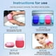 thumbnail image 5 of Cuidado de la piel Belleza Lifting Contorno Herramienta Bandejas de cubitos de hielo de silicona Globo de hielo Bolas de hielo Masajeador facial Rodillo facial Reduce el acné, 5 of 5