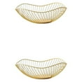 thumbnail image 3 of Destyer Multifunctional Fruit Basket Sturdy And Durable Wide Application Exquisite Appearance Made gold Oblique small 2Set, 3 of 6