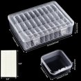 thumbnail image 2 of Caja Organizadora de Abalorios 60 Pcs de Recipientes de Plástico Transparente para Almacenamiento Mini Cajas para Manualidades y Joyería DIY, 2 of 4