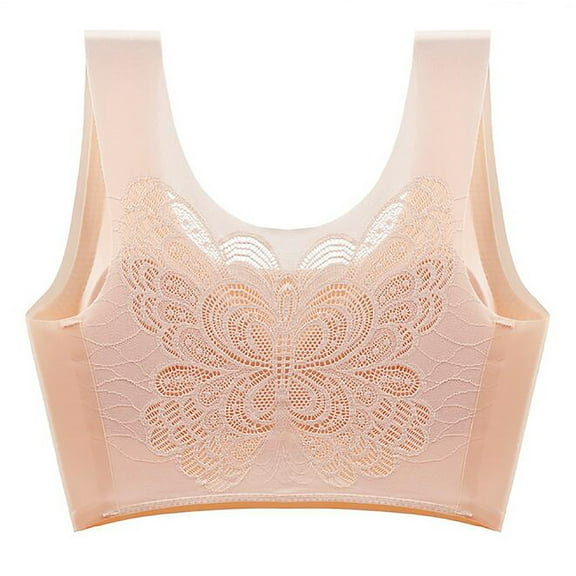 Aoochasliy Bras for Women Clearance Stretch Plus Size Sports Bra Underwear Yoga Hollow Out Bra