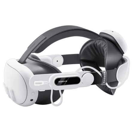 BOBOVR E3 Pro Battery Strap Compatible with Meta Quest 3 and 3S Extended Playtime Comfort Fit Enhanced VR Experience