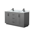 thumbnail image 6 of Wyndham Collection Wcf2929-60D-Nat-Mxx Miranda 60" Free Standing Double Basin Vanity Set -, 6 of 7