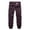 Wine, variant on Lorytime Mens Cargo Pants with Pockets Wid Waisted Joggers Button Zipper Full Length Hiking Trousers Loose Outwear