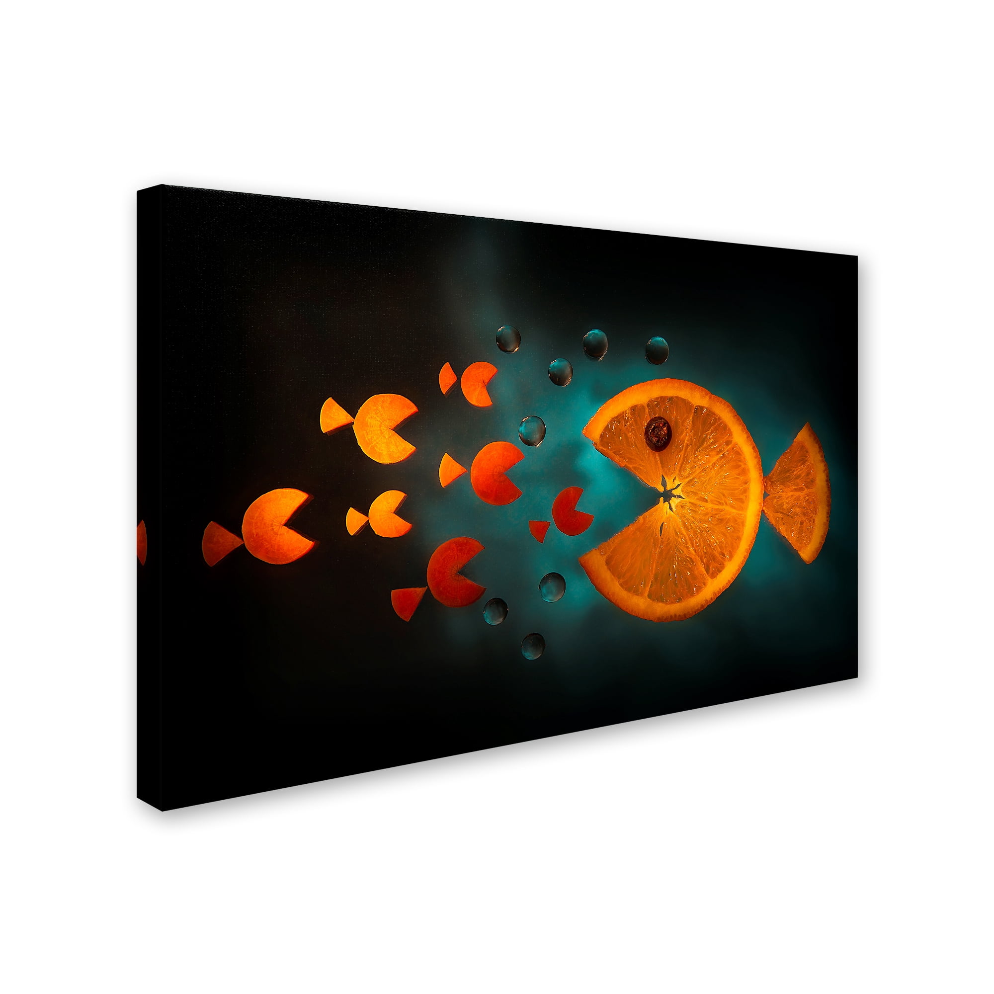 Trademark Fine Art 'Orange Fish' Canvas Art by Aida Ianeva