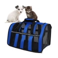 thumbnail image 1 of Cat Travel Carrier, Oxford Cloth Large Space Foldable Cat Carrier Bag Breathable  For Night, 1 of 8