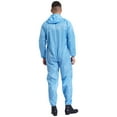 thumbnail image 3 of TiaoBug Men's Anti-static Coverall Suit with Zip Front Opening Reusable Workwear Full Body Suits Light Blue M, 3 of 8