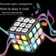 thumbnail image 3 of Cubo de Rubik con luz y música para niños, juego de entrada multifuncional, cubo de Rubik con sonido y luz, juguete educativo interactivo eléctrico, 3 of 4