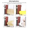 thumbnail image 4 of Horizontal Belt Sander Electric Sanding Polishing Grinding Machine Grinding Sander Grinder Small Sand-belt Machine One- Forward & Reverse Rotation 7-Speed Regulation with 10 Sanding Belts f, 4 of 7