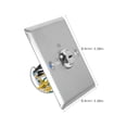 thumbnail image 2 of IDEANATEGRATE 1Jgo Interruptor Llave Acero Inoxidable Para Control De Acceso En Puerta Exterior, 2 of 8