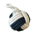 thumbnail image 2 of Tope de puerta decorativo Macarena con nudo de Cuerda estilo náutico 15 cm Beige Azul Oscuro, 2 of 7